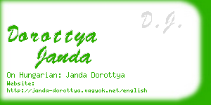 dorottya janda business card